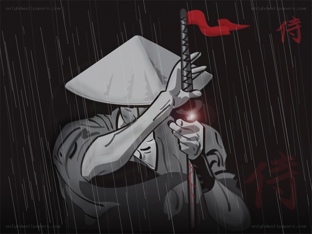 Ninja in the rain