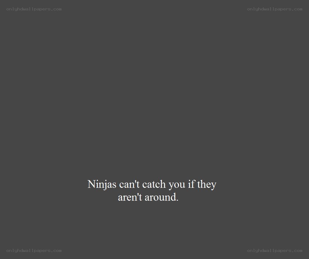 Ninja joke text