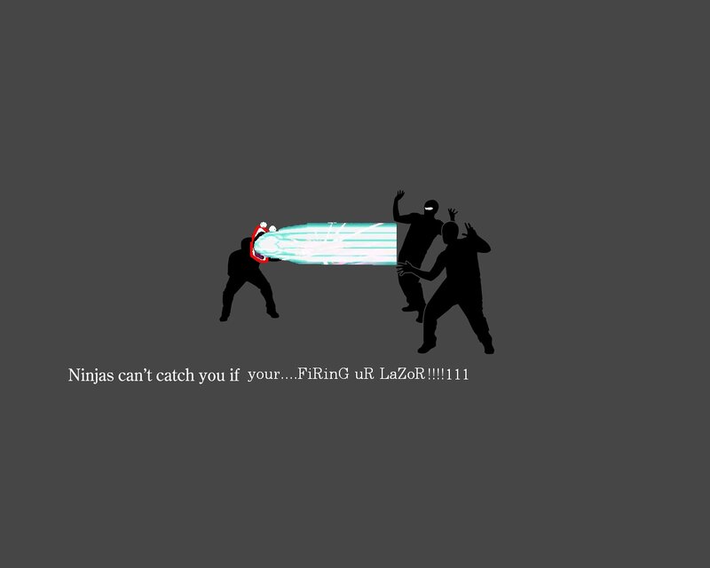 Ninja laser battle