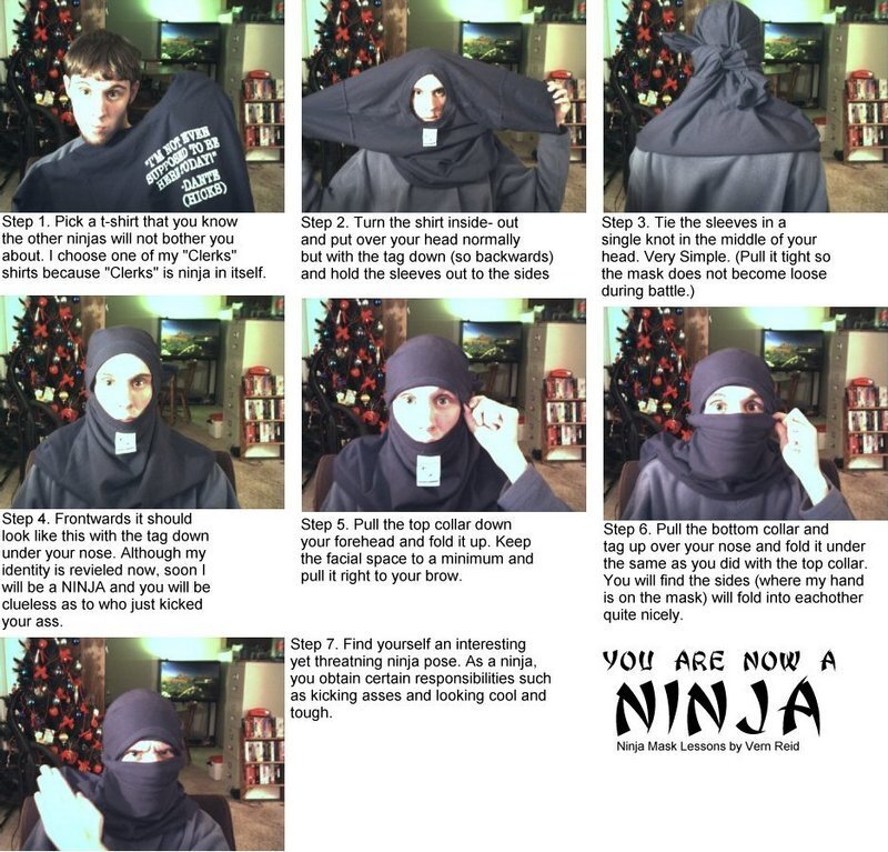 Ninja mask tutorial