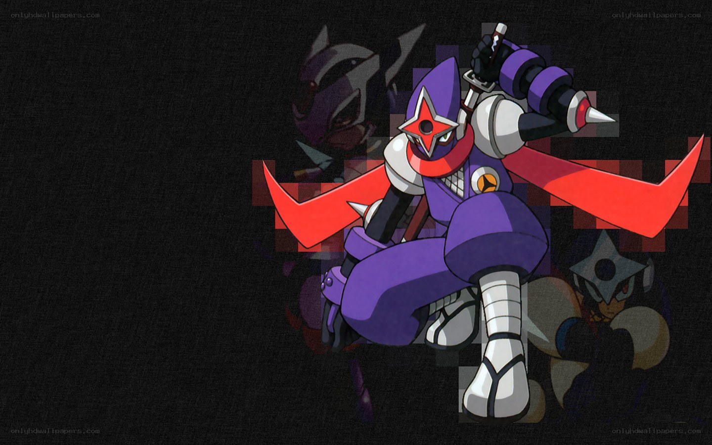 Ninja robot character artwork