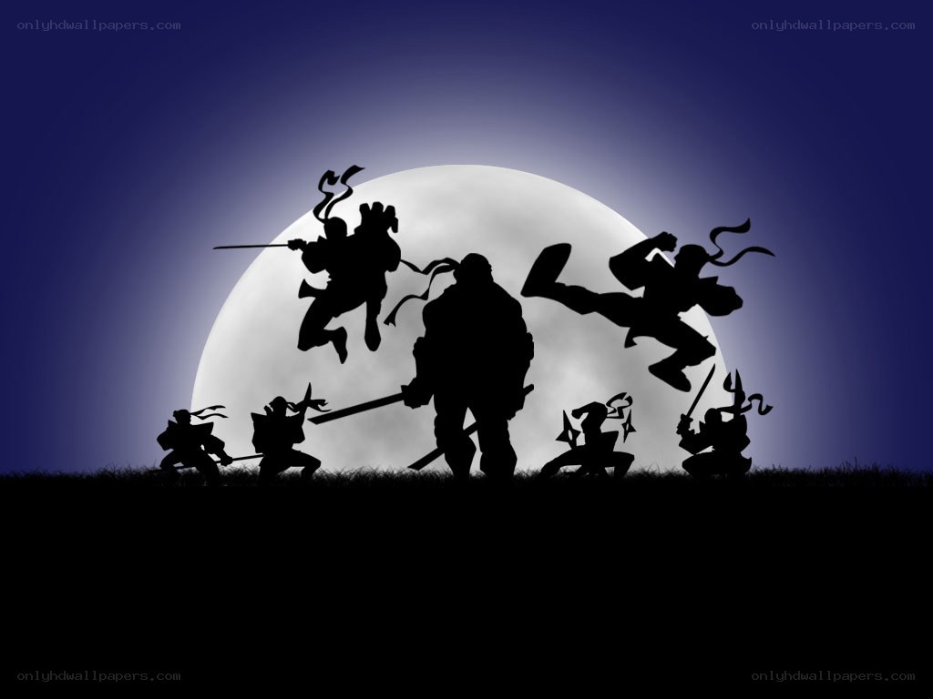 Ninja Turtles silhouettes
