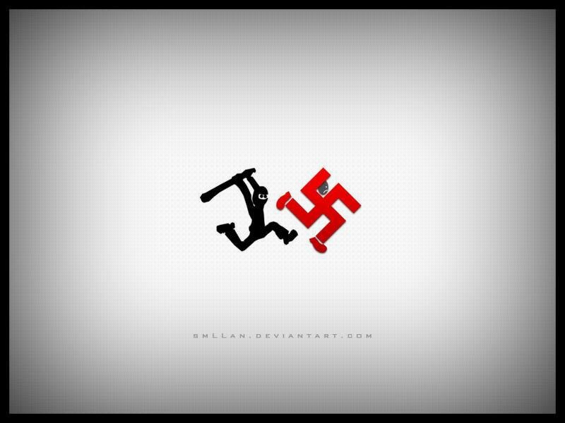 Ninja vs swastika