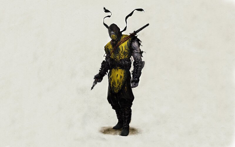 Ninja Warrior Character — Black