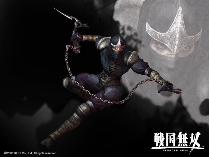 Ninja Warrior in Action — Black