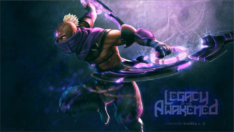 Ninja Warrior in Action — Purple