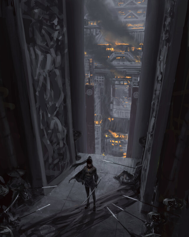 Ninja Warrior in Ruins