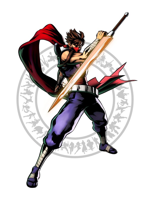 Ninja warrior with sword