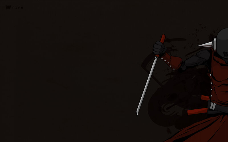 ninja warrior with sword