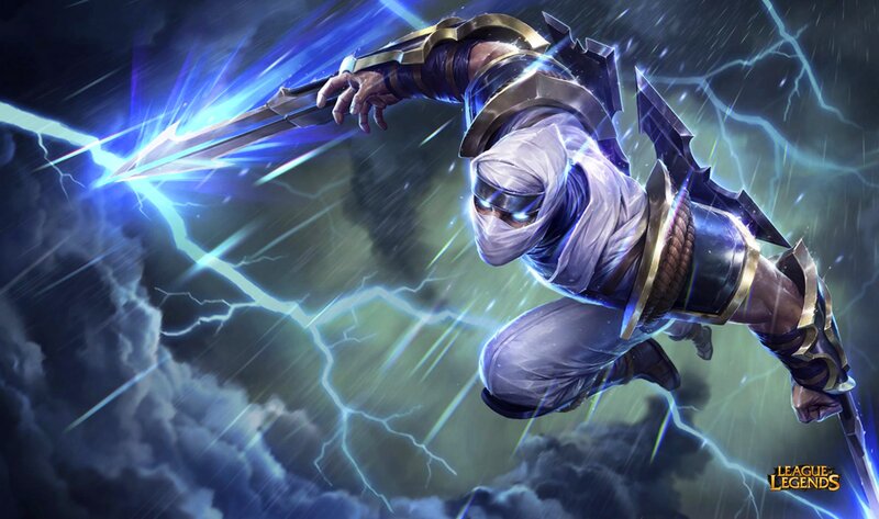 Ninja Warrior with Sword — Blue