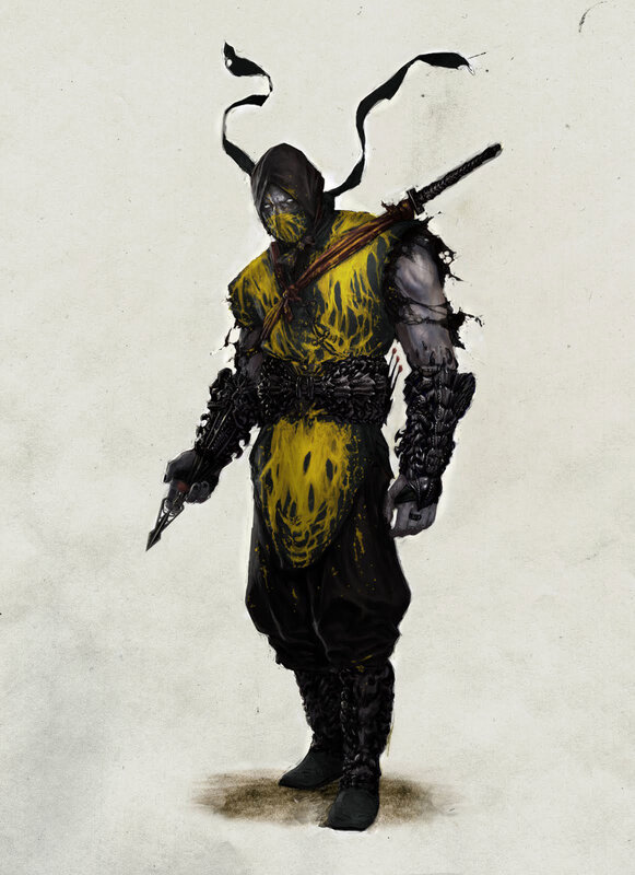 Ninja Warrior with Yellow Armor