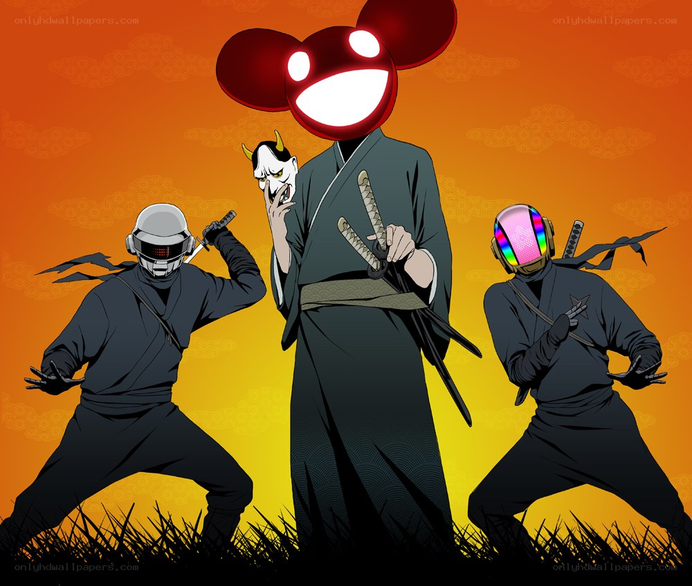 Ninja warriors with electronic masks