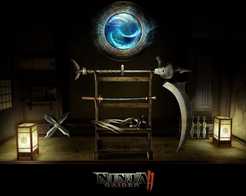 Ninja Weapons Display — Black