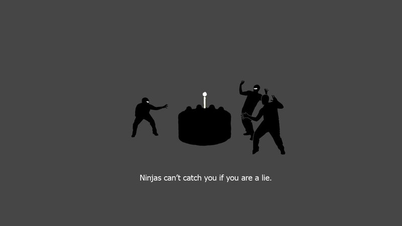 Ninjas and a birthday cake