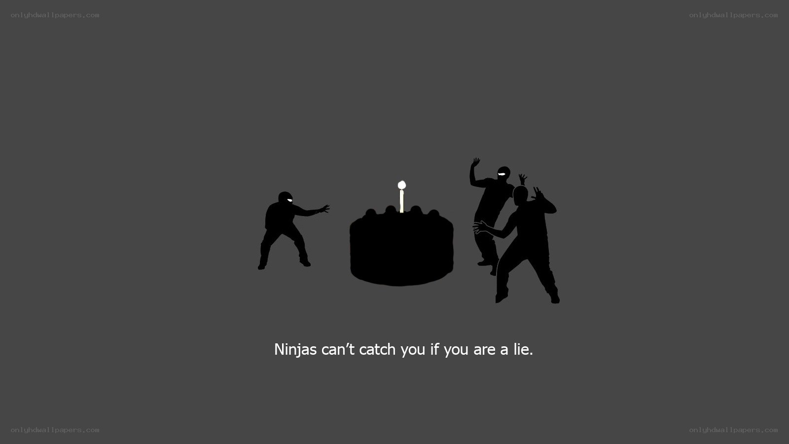 Ninjas and a birthday cake