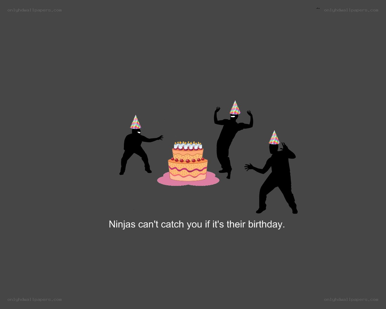 Ninjas and a birthday cake