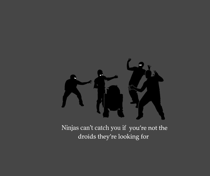 Ninjas and a droid