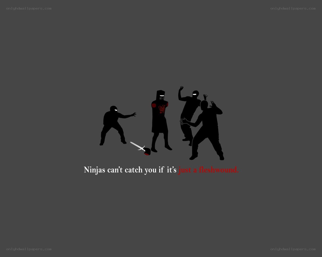 Ninjas and a flesh wound