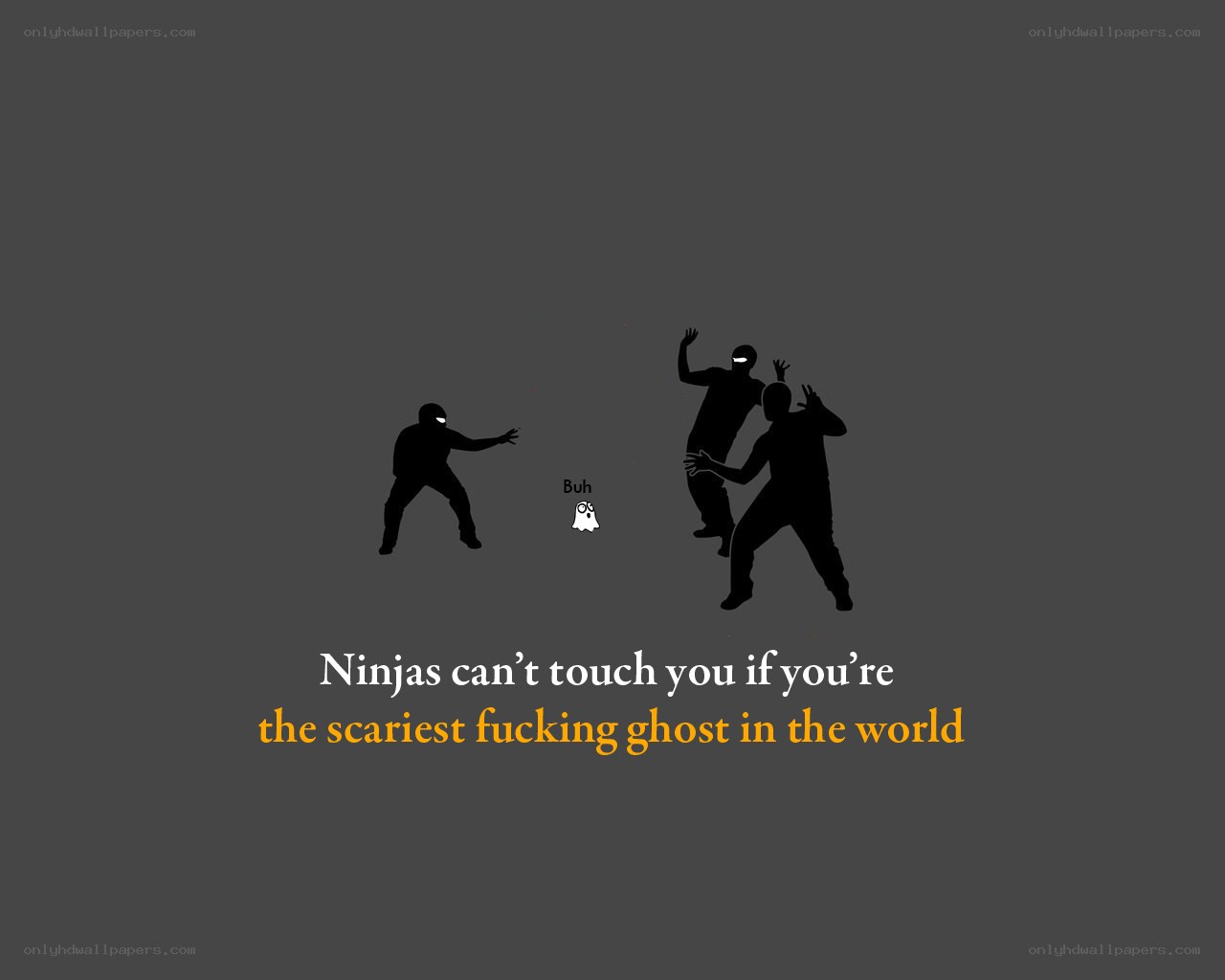 Ninjas and a ghost