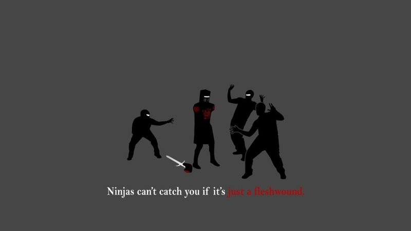 Ninjas and a knight