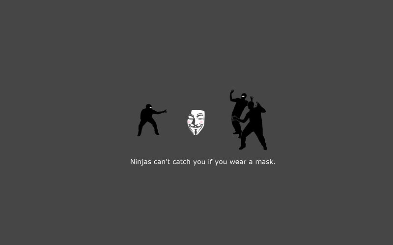 Ninjas and a mask