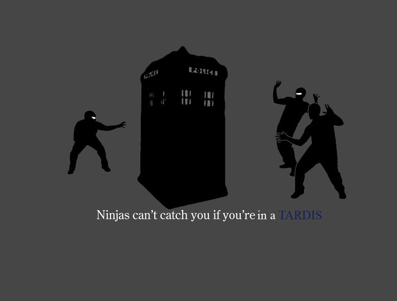 Ninjas and a TARDIS