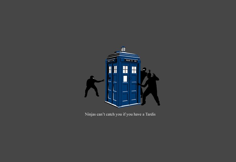 Ninjas and a TARDIS