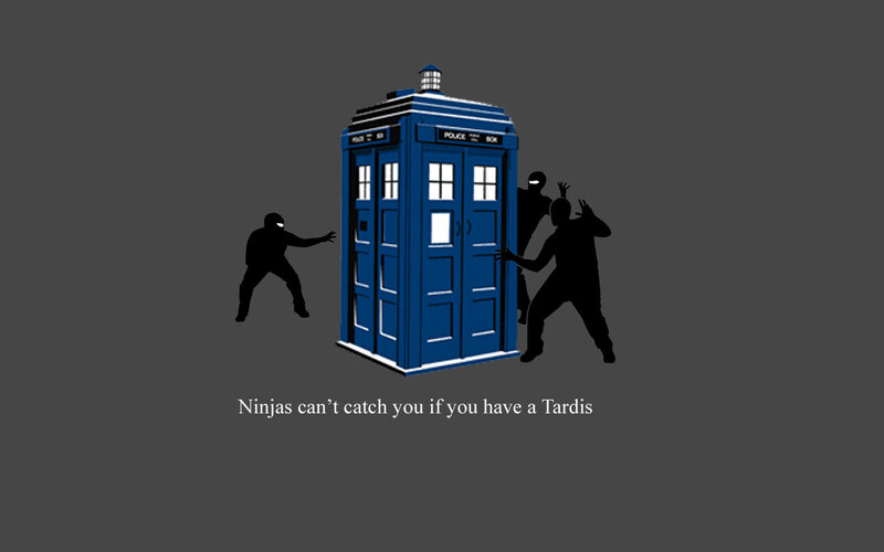 Ninjas and a TARDIS