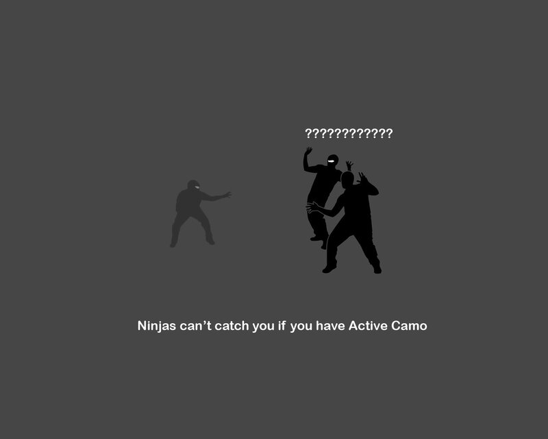Ninjas and Active Camo