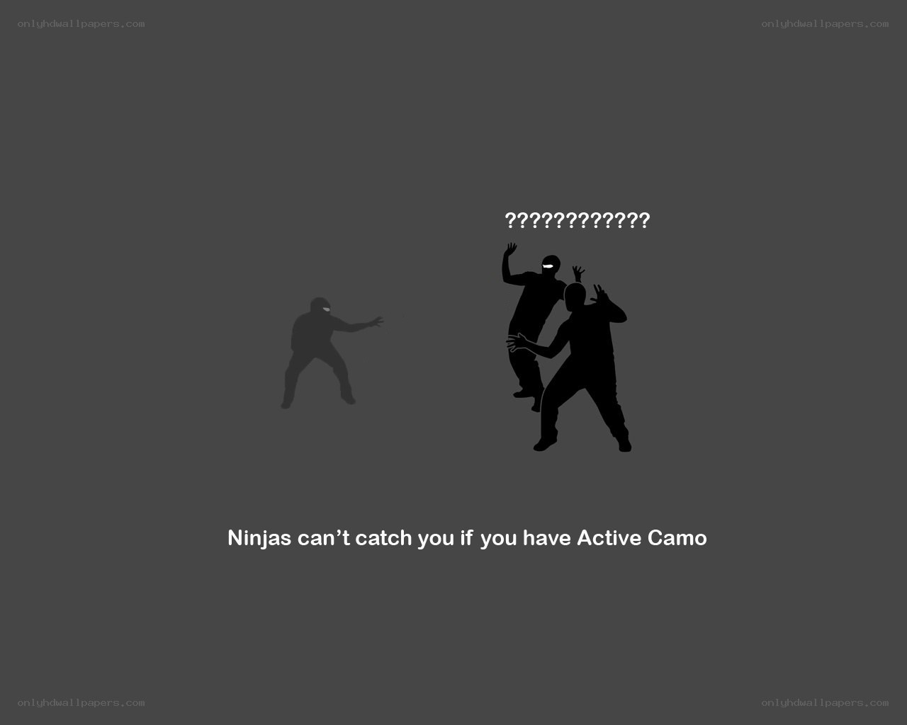 Ninjas and Active Camo