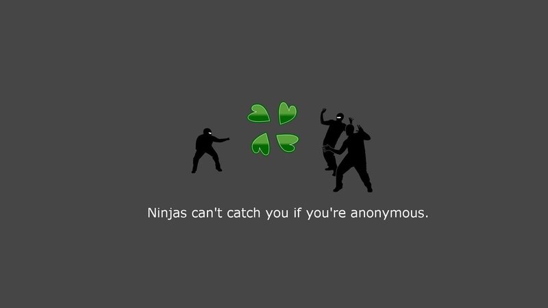 Ninjas and anonymity