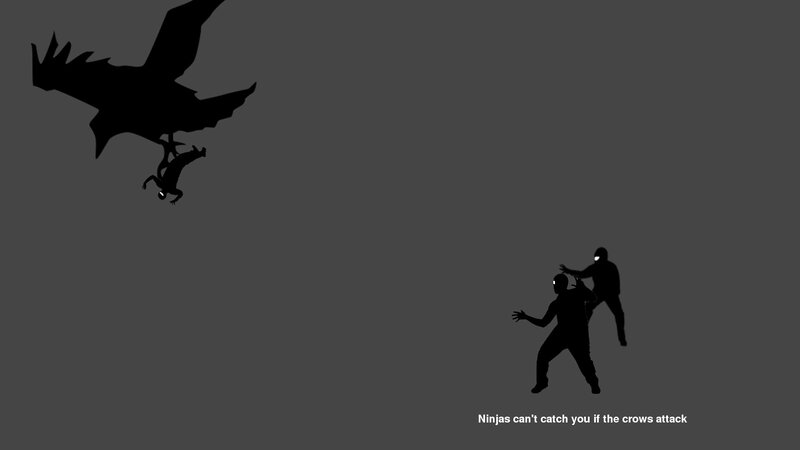 Ninjas and crows attack
