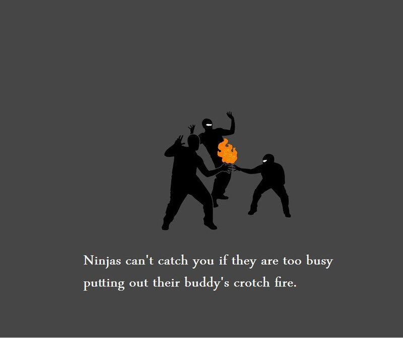 Ninjas and fire