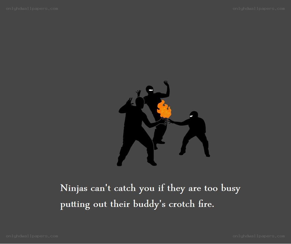 Ninjas and fire