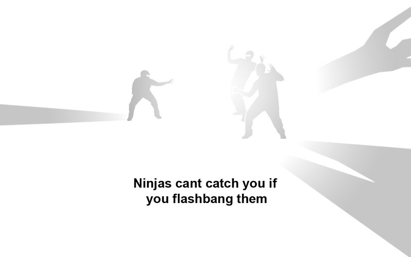 Ninjas and flashbangs
