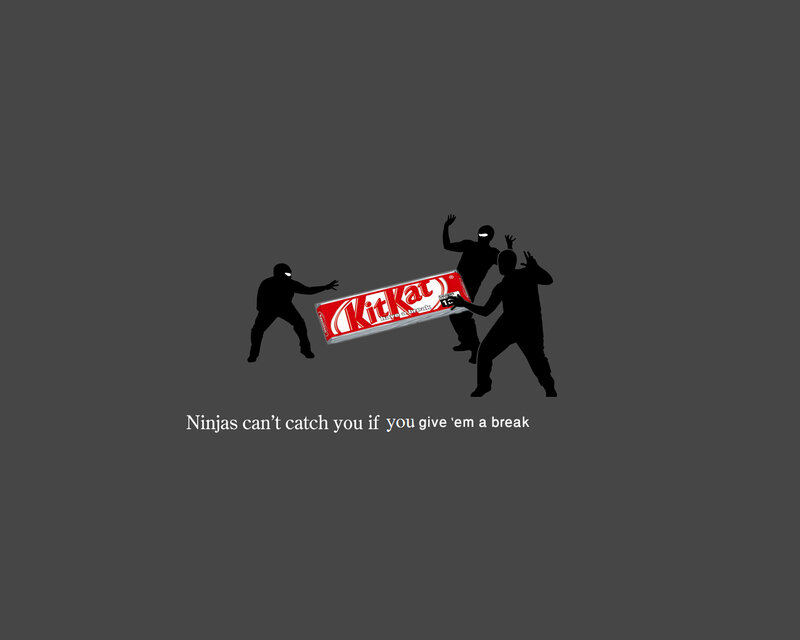 Ninjas and Kit Kat