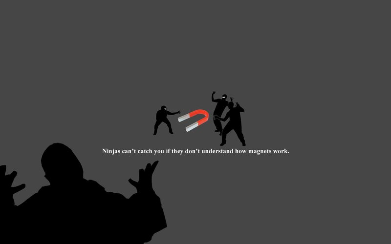 Ninjas and magnets