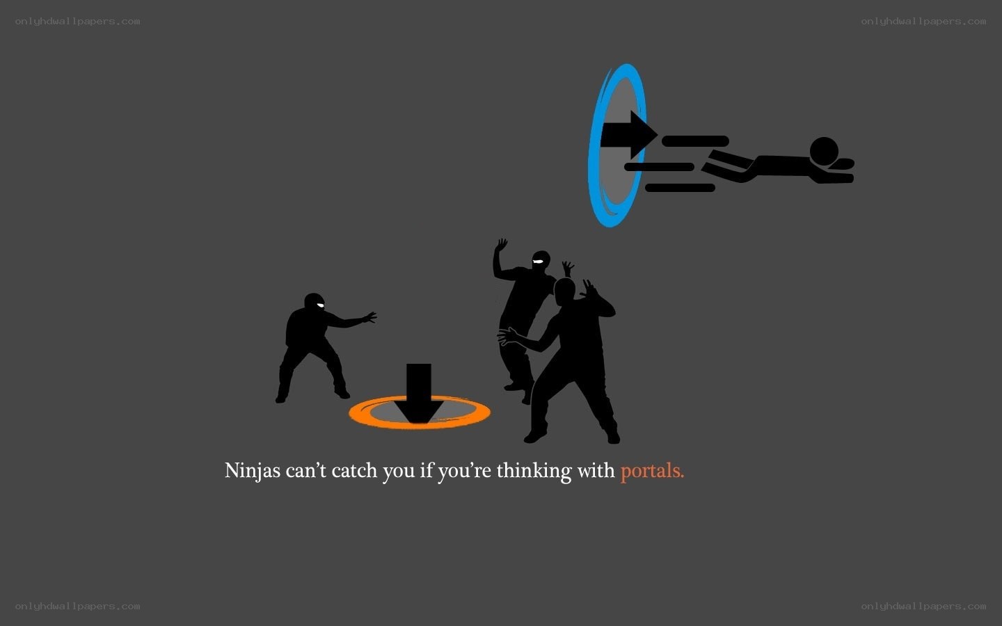 Ninjas and portals