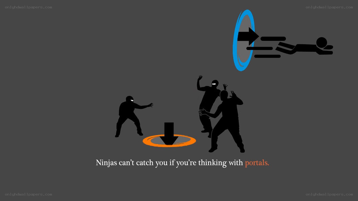 Ninjas and portals