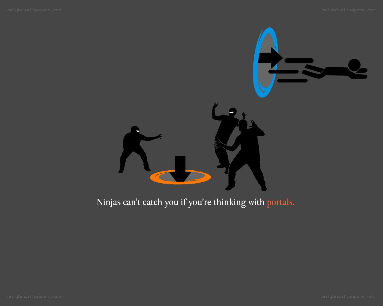 Ninjas and portals