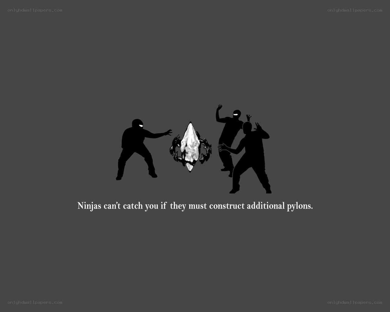 Ninjas and pylons