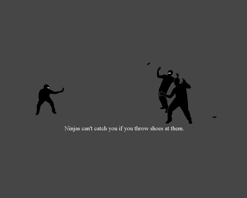Ninjas and shoes