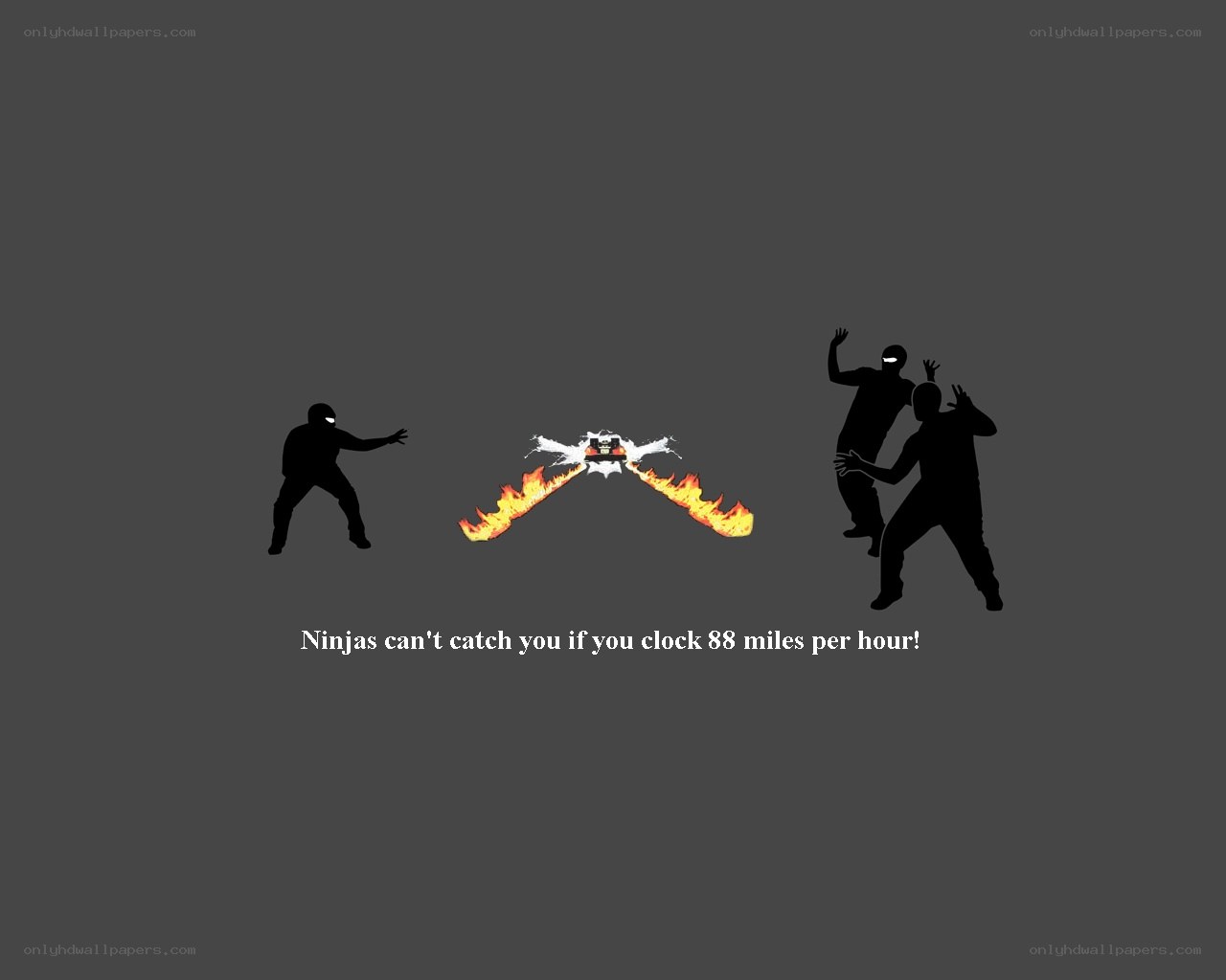 Ninjas and the DeLorean