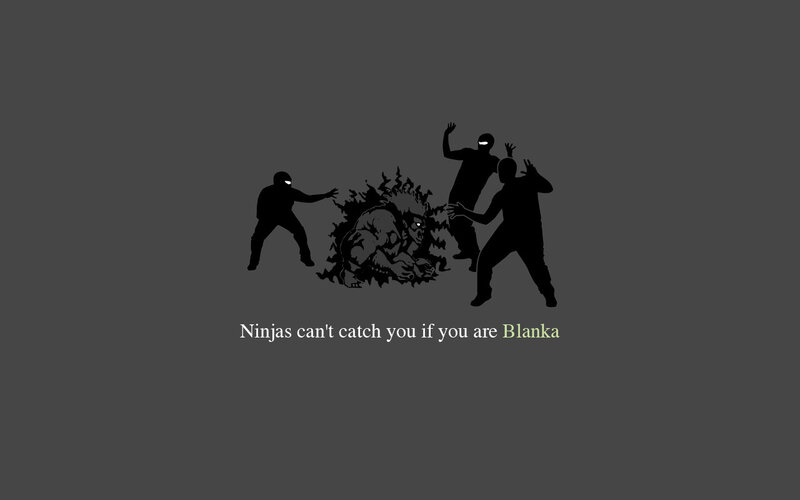 Ninjas Attacking Creature
