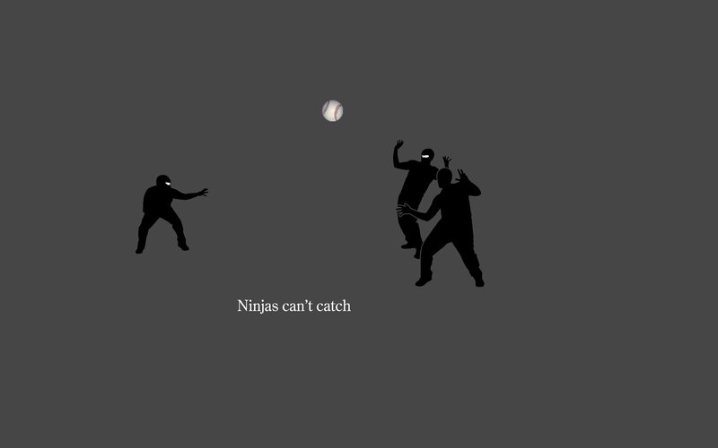 Ninjas can't catch