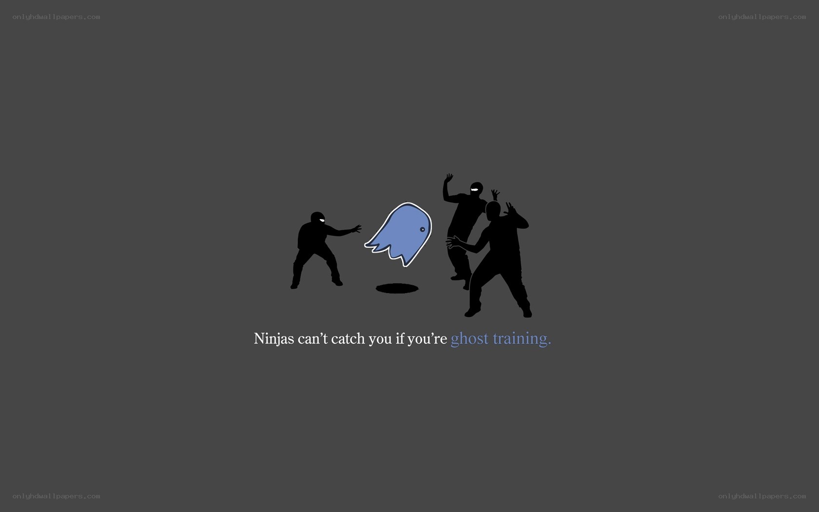 Ninjas can't catch ghosts