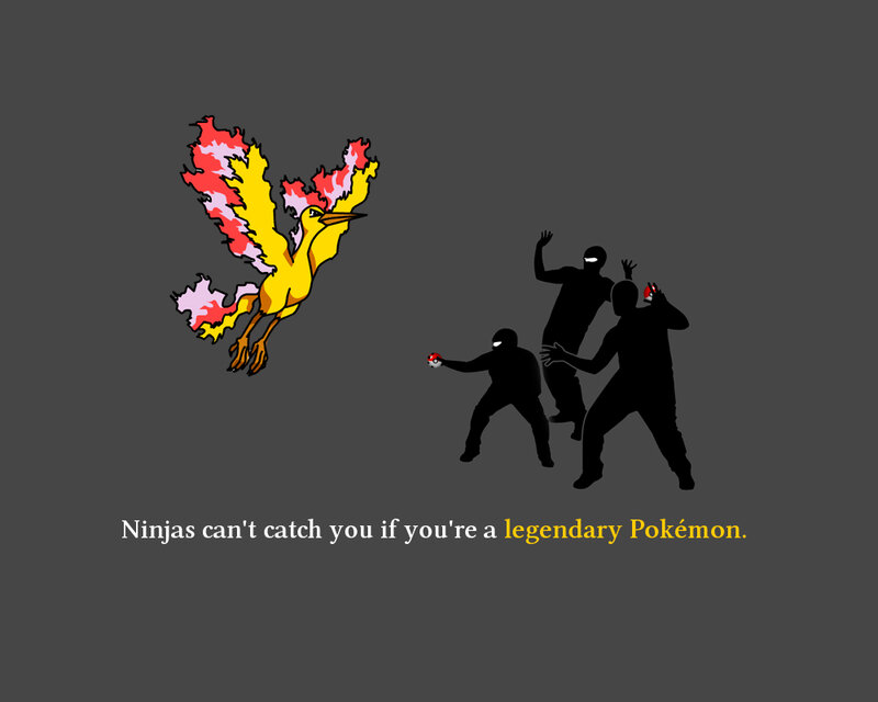Ninjas can't catch legendary Pokémon