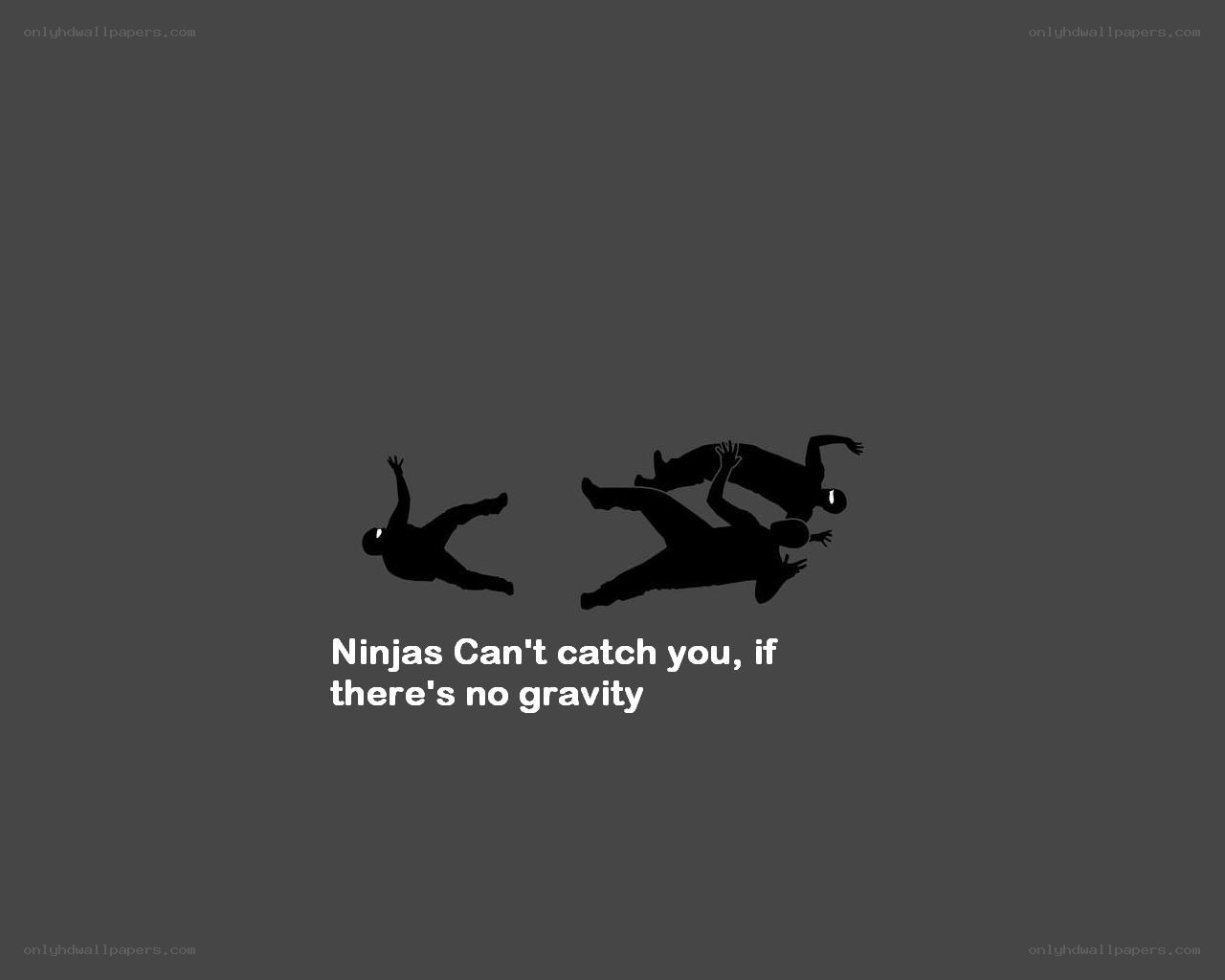 Ninjas can't catch you
