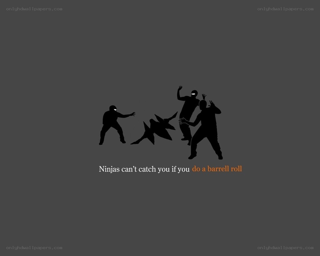 Ninjas can't catch you