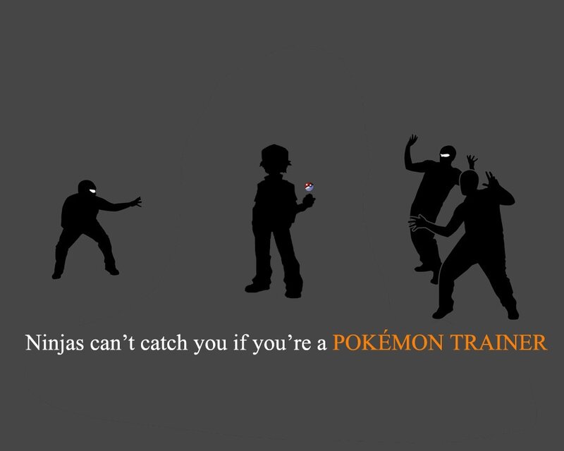 Ninjas can't catch you